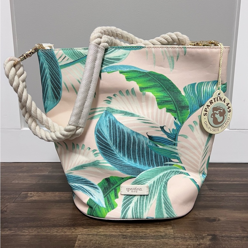 NWT Spartina 449 Cabana Beach Bucket Tote Bag. Hard to find!